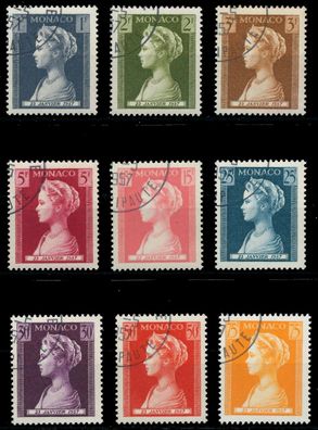 MONACO 1957 Nr 569-577 gestempelt X3B347A