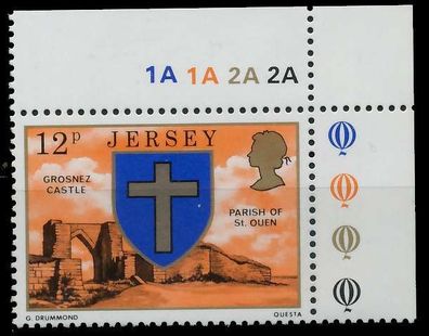 JERSEY 1976 Nr 140 postfrisch ECKE-ORE XADB256