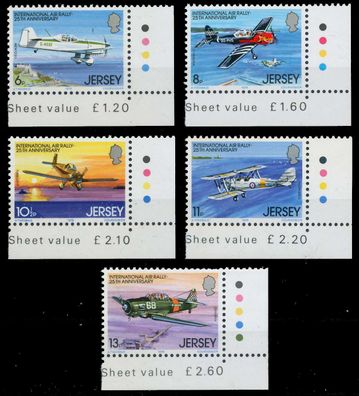 JERSEY 1979 Nr 198-202 postfrisch ECKE-URE XAE2416