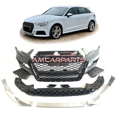 Upgrade Sport Design FrontstoÃ?stange passend fÃ¼r Audi A3 8V Facelift Sportback+5-TÃ