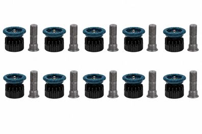 Hunter 10-A-HE Sprühdüse 10er Set | Einstellbar 0°-360° | Wurfweite 3 m