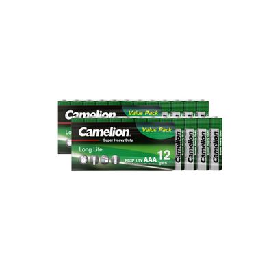 24x Camelion AAA Super Heavy Duty Batterien R03 Micro 1,5V Vorteilspack
