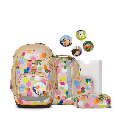 ergobag Pack Ecohero Edition SET 6tlg Flower PowBär, Flower PowBär, Mädchen