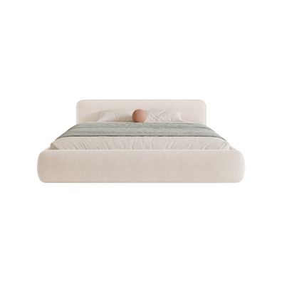 Polsterbett 140/160/180/200x200 mit Bettkasten Bouclé - Taftan FEDVE