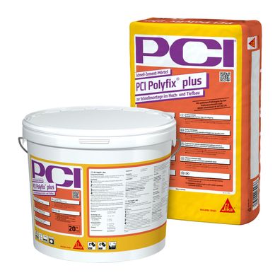 PCI Polyfix plus grau 20kg Schnell-Zement-Mörtel