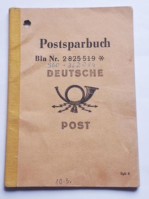 Deutsche Post Postsparbuch Wismar 1967-1988