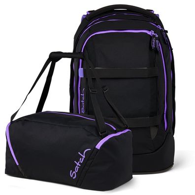 satch pack Set aus pack + Sporttasche PakDuf-25, Purple Phantom, Mädchen & Jungen
