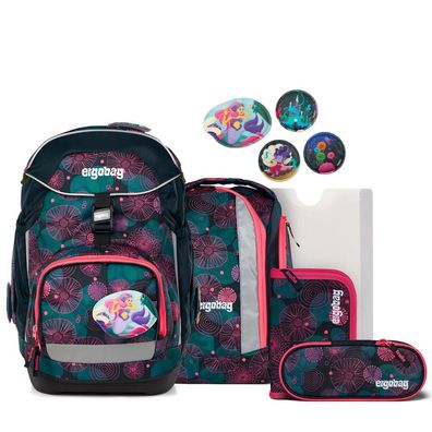 ergobag Pack Schulrucksack SET 6tlg KorallBär, KorallBär, Mädchen