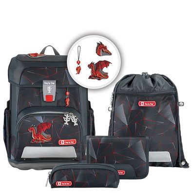 Step by Step CLOUD Schulranzen Set 5tlg Dragon Drako, Dragon Drako, Mädchen & Jungen