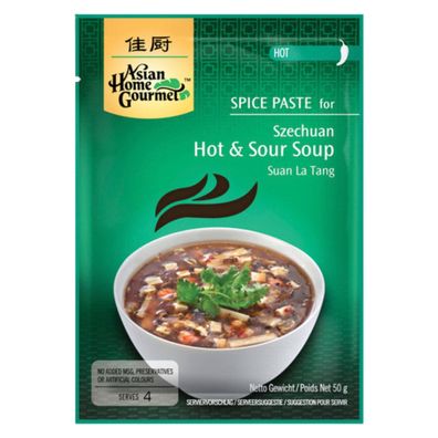 Asian Home Gourmet Würzpaste für Szechuan Sauer-Scharf Suppe 50g