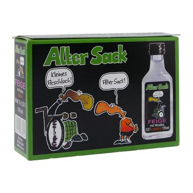 Alter Sack Feige mit Wodka Likör (8 x 0,02L)