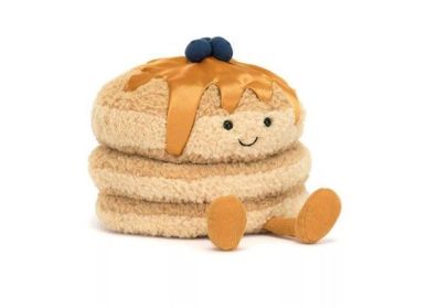 JellyCat Amuseables Fran Pancakes Niedliches Pfannkuchen-Pluschtier 15CM