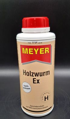 Meyer Holzwurm Ex 750ml Wasserbasis gegen Holzwürmer Holzschutz Holzwurmtod