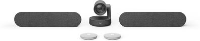Logitech Rally Plus, Gruppen-Videokonferenzsystem, 4K Ultra HD, 60 fps, 90°, 15x, Gra