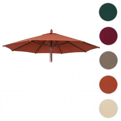 Ersatz-Bezug für Gastronomie Holz-Sonnenschirm HWC-C57b, Sonnenschirmbezug, rund Ø4m