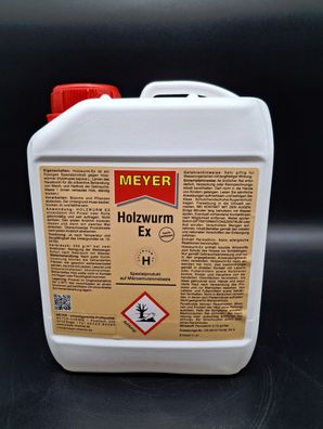 Meyer Holzwurm Ex 2,5 Liter auf Wasserbasis Holzpflege