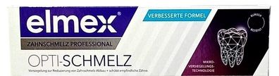 3x elmex OPTI-SCHMELZ Professional Versiegelung & Stärkung Zahnpasta 3x 75ml