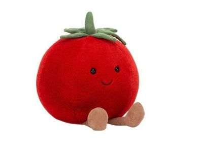 JellyCat Amuseables Tomaten Soft Plüschtier Spielzeug Toy Gefulltes Futter 17cm
