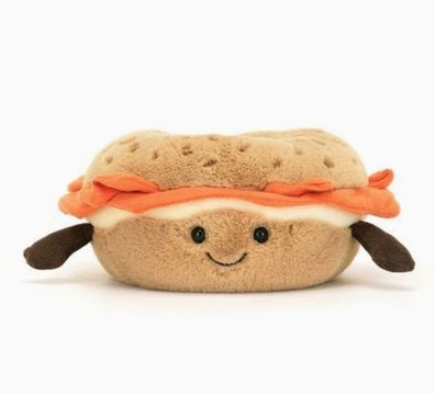 JellyCat - Nagelneuer Bagel mit Etikett, 14 cm