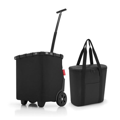 reisenthel Set Carrycruiser + Thermoshopper OEOV, Frame black + black, Unisex