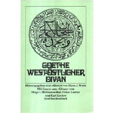 West-östlicher Divan Johann W von Goethe Insel Verlag 386 Seite