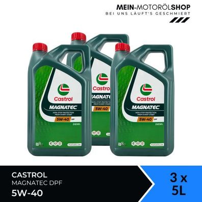 Castrol Magnatec 5W-40 DPF 3x5 Liter