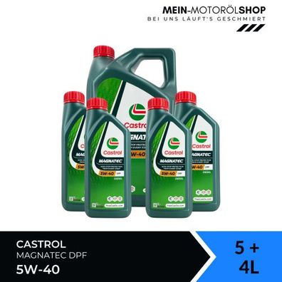 Castrol Magnatec 5W-40 DPF 5 + 4 Liter