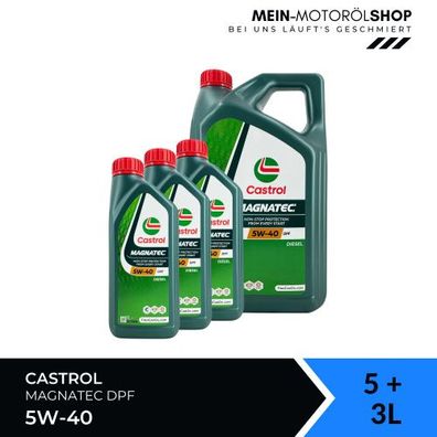 Castrol Magnatec 5W-40 DPF 5 + 3 Liter