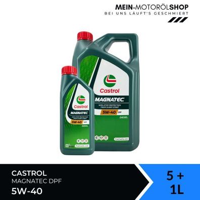 Castrol Magnatec 5W-40 DPF 5 + 1 Liter