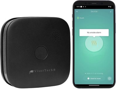 NEU Design Rauchwarnmelder WLAN App Feuermelder für Sicherheit Haus Wohnung Büro
