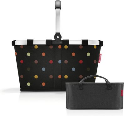 reisenthel Set Carrybag + Organizer BKBX, dots + black, Unisex