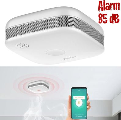 NEU Rauchmelder WLAN App Feuermelder für Sicherheit SOS Haus Wohnung Zimmer Büro