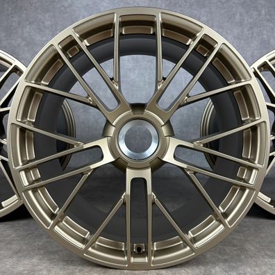 Porsche 992.2 20 + 21" Original 911 Turbo S Zentralverschluss Felgen Neodyme TOP
