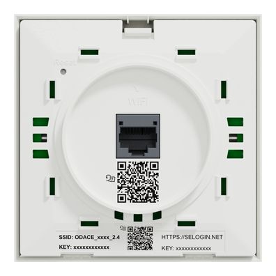 Schneider Electric Odace WLAN-Zugangspunkt S520491 PoE RJ45 Weiß