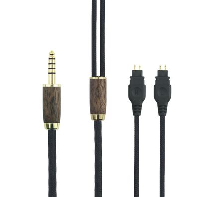 Symmetrisches Kopfhörerkabel 4,4mm 6N OCC Kupfer Silber 3m