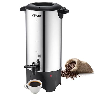 VEVOR Heißgetränkespender 50 Tassen 7,4L Kaffeespender 1000W