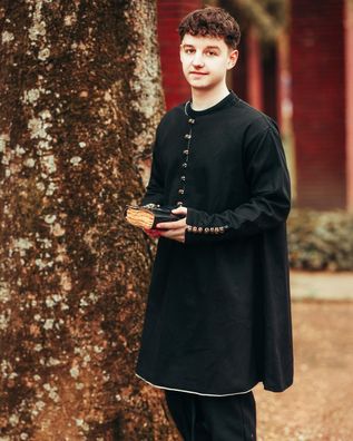 Rafael Tunika Baumwolle schwarz