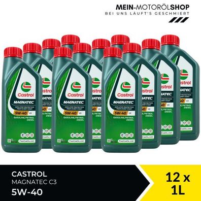 Castrol Magnatec 5W-40 C3 12x1 Liter