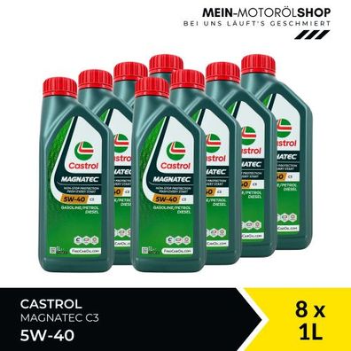 Castrol Magnatec 5W-40 C3 8x1 Liter