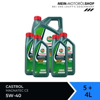 Castrol Magnatec 5W-40 C3 5 + 4 Liter