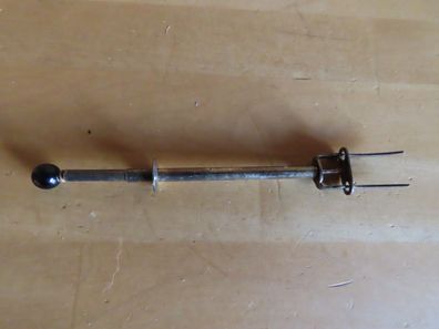 Serviergabel Gabel mit Abstreifhilfe schwarze Kugel am Griff ca. 15,7 cm L