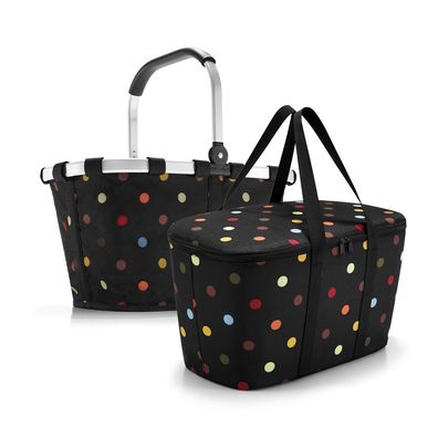 reisenthel Set aus carrybag BK + coolerbag UH BKUH, dots, Unisex