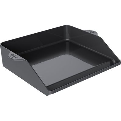 Rösle Plancha-Grillplatte mit hohem Rand aus Gusseisen porzellanemailliert 36,5 x 46