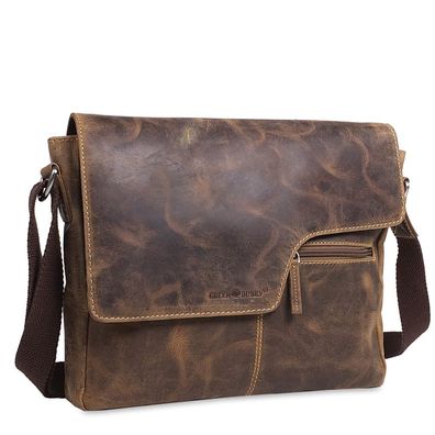 Greenburry Vintage Umhänger 1650-A, brown, Unisex