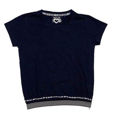 JETTE Mädchen T-Shirt Gr. 164 Dunkelblau Kurzarm Shirt Zustand Sehr Gut