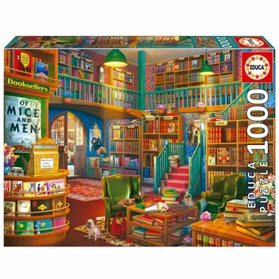 Wunderschönes Buchladen-Puzzle 1000Stück