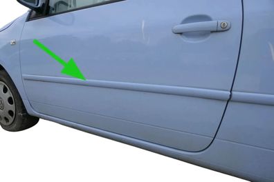 Lupo NUR Zierleiste Leiste Abdeckung an der Tür vorne links - blau LR5D hellblau