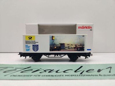 Märklin H0 AC 4481 SoMo'97 Containerwagen "Briefzentrum Offenbach" / OVP weiß