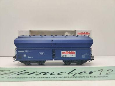 Märklin H0 AC 48518 Magazin JW'18 Selbstentladewagen Tad-4961 / NEM / DB / OVP weiß
