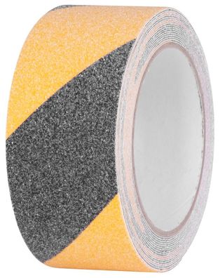 Band Strend Pro, klebend, rutschfest, extra widerstandsfähig, schwarz/gelb, 50 mm x